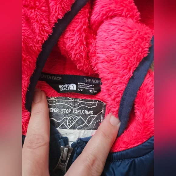 The north face girls fleece jacket sz Medium (10/12) - Picture 2 of 2